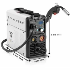 STAHLWERK TIG Lift Starter Set STAHLWERK MIG MAG 160 M Vollsynergisches 5 In 1 Schweißgerät Mit MIG MAG FLUX ARC MMA Lift TIG -MIG-Schweißen Verkaufsgeschäft 23642096 4