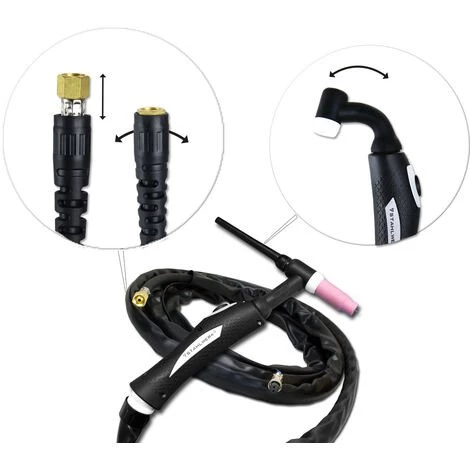 STAHLWERK AC/DC WIG 200 Plasma ST IGBT - Kombi 200 Amp WIG MMA Schweißgerät Mit 50 Amp CUT Plasmaschneider ALU Geeignet 7 Jahre Garantie 6 STAHLWERK AC/DC WIG 200 Plasma ST IGBT - Kombi 200 Amp WIG MMA Schweißgerät Mit 50 Amp CUT Plasmaschneider ALU Geeignet 7 Jahre Garantie – Bild 4