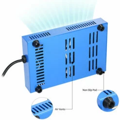 ASUPERMALL 250W 220V 80Mm Mini Bleilot Ohne Beschichtung Aus Titan-Topf Edelstahl Solder Pot A Compact Einstellbarer Temperatur Ein Lotbad Fur Das Schweißen -MIG-Schweißen Verkaufsgeschäft 26037923 5