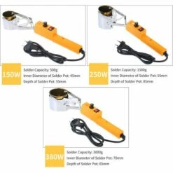 ASUPERMALL Vier Titanlegierung Tin Tin Pot Portable-Justierbarer Temperatur A Hochleistungs-Lot-Zinn-Zinn-Ofen Fusion Kleine Dip Vier A Haushalt Und Die Elektriker Swdt98 C-380W -MIG-Schweißen Verkaufsgeschäft 26038245 5