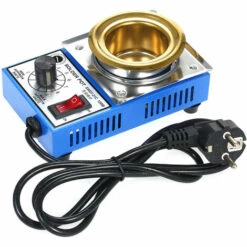 ASUPERMALL 150W 220V Mini 50 Mm Einer Bleifreies Loten Pot Titanium-Beschichtung A Edelstahl Solder Pot A Compact Einstellbarer Temperatur Ein Lotbad Fur Das Schweißen -MIG-Schweißen Verkaufsgeschäft 26038522 4