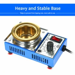 ASUPERMALL 150W 220V Mini 50 Mm Einer Bleifreies Loten Pot Titanium-Beschichtung A Edelstahl Solder Pot A Compact Einstellbarer Temperatur Ein Lotbad Fur Das Schweißen -MIG-Schweißen Verkaufsgeschäft 26038522 5