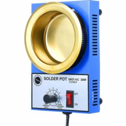 ASUPERMALL 300W 220V 100Mm 1200G Mini Bleifreies Loten Pot In Einer Beschichtung Aus Titan Edelstahl Solder Pot A Compact Einstellbarer Temperatur Ein Lotbad Fur Das Schweißen -MIG-Schweißen Verkaufsgeschäft 26038537 5