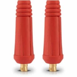 STAHLWERK Schweißkabelstecker 2er Set 9 Mm Dorn Messing 10-25 Mm² Bis 200 A