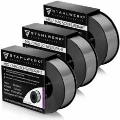 STAHLWERK MIG MAG Aluminium Schweißdraht ER4043 Si5 (ALSI-5) Ø 0,8 Mm 0,45 Kg Drahtrolle Im 3er Set