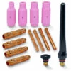VECTOR WELDING® WIG Schweißzubehör Set 14 Teile WP17 WP18 WP26 | Ø 1,6/2,4 Oder 2,4/3,2 - 1,6 / 2,4 1 VECTOR WELDING® WIG Schweißzubehör Set 14 Teile WP17 WP18 WP26 | Ø 1,6/2,4 Oder 2,4/3,2 - 1,6 / 2,4 -MIG-Schweißen Verkaufsgeschäft 37830916 1