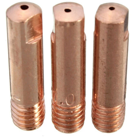 THSINDE 20 Stück Kontaktdüse AK15 M6 X 1,2 X25MM Schweißpistole Kontaktdüse Gasdüse 5 THSINDE 20 Stück Kontaktdüse AK15 M6 X 1,2 X25MM Schweißpistole Kontaktdüse Gasdüse – Bild 3