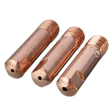 THSINDE 20 Stück Kontaktdüse AK15 M6 X 1,2 X25MM Schweißpistole Kontaktdüse Gasdüse 6 THSINDE 20 Stück Kontaktdüse AK15 M6 X 1,2 X25MM Schweißpistole Kontaktdüse Gasdüse – Bild 4