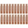 THSINDE 20 Stück Verbrauchsmaterial Kupfer Kontaktspitze Für 15AK MIG 1.0mm Fackel (1.0)