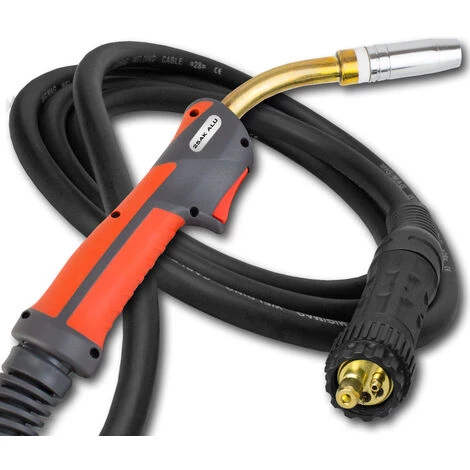 STAHLWERK MIG MAG-Schweißbrenner AK25/MB25 Für Aluminium Mit 3 Meter Schlauchpaket Und Carbon-Seele Sowie Euro-Zentralanschluss 3 STAHLWERK MIG MAG-Schweißbrenner AK25/MB25 Für Aluminium Mit 3 Meter Schlauchpaket Und Carbon-Seele Sowie Euro-Zentralanschluss