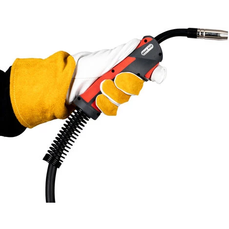 STAHLWERK MIG MAG-Schweißbrenner AK25/MB25 Für Aluminium Mit 3 Meter Schlauchpaket Und Carbon-Seele Sowie Euro-Zentralanschluss 4 STAHLWERK MIG MAG-Schweißbrenner AK25/MB25 Für Aluminium Mit 3 Meter Schlauchpaket Und Carbon-Seele Sowie Euro-Zentralanschluss – Bild 2